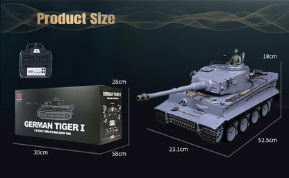HL 7.0 1/16 3818 Plastic RC Tank with Metal Road Wheel Suspension