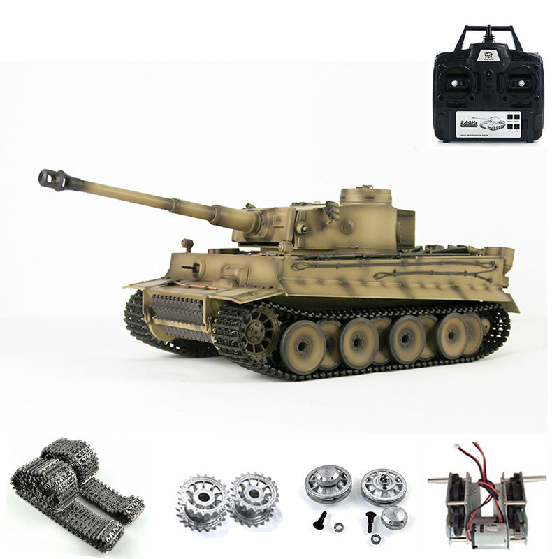 Henglong 1/16 3818 German Tiger I RTR RC Tank IR BB Amored Vehicle