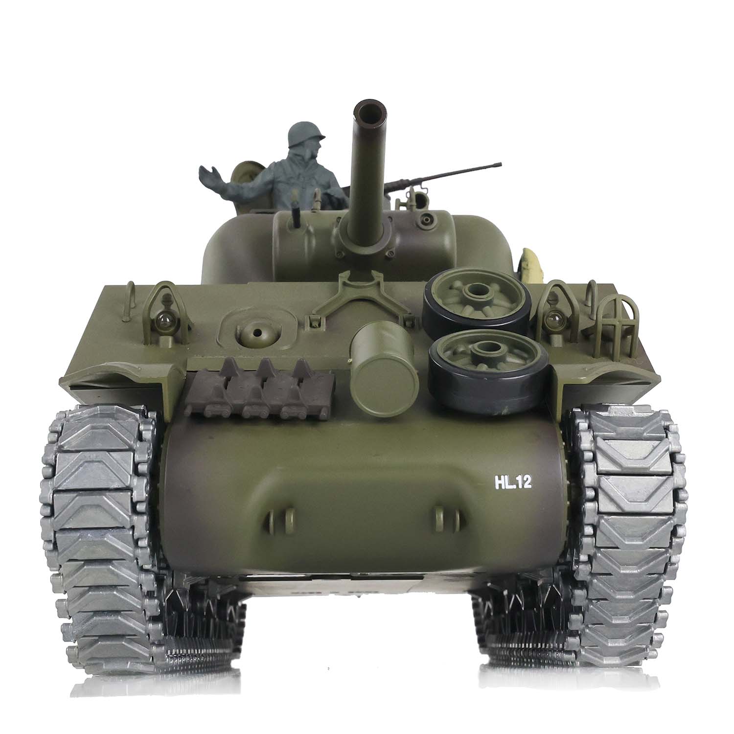 HL 7.0 1/16 Tank Metal Wheels Set 360 Degree Turret