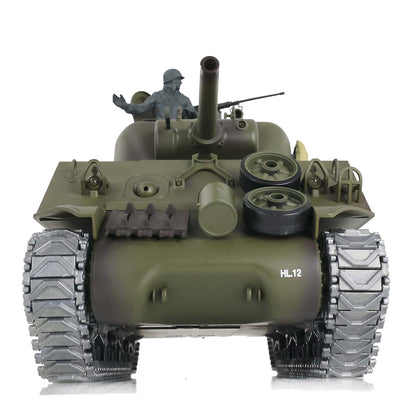 HL 7.0 1/16 Tank Metal Wheels Set 360 Degree Turret