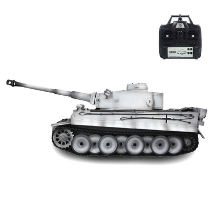 HL 7.0 Upgraded 1/16 Tank Metal Drive Wheels Smoke Lights