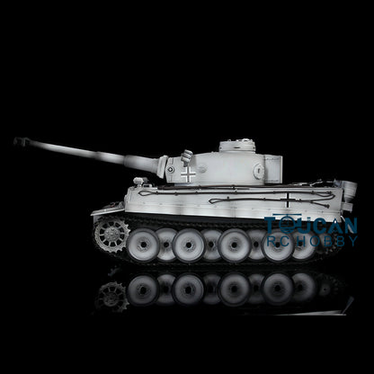 Henglong 1/16 TK7.0 Upgraded German Tank 3818 Radio Control Tiger I RC Tank W/ 360 Degrees Turret Metal Idler Sprocket Tracks