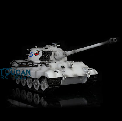 Henglong 1/16 Scale 7.0 3888A Remote Control Tank Model Plastic German King Tiger w/ BB Shooting Gearbox Sound Effect w/o Barrel Recoil