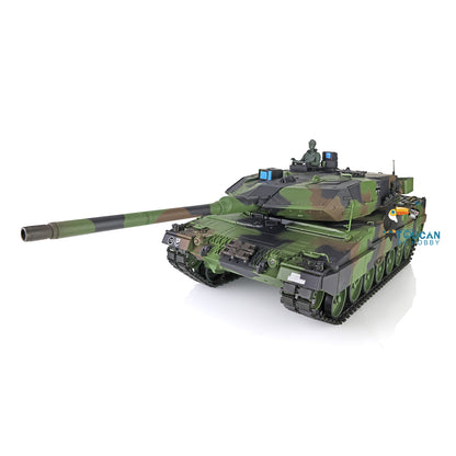 2.4Ghz 1/16 Heng Long TK7.0 Leopard2A6 RTR Remote Controller RC Tank 3889 W/ 360 Degrees Rotating Turret Infrared Receiver Smoke Unit