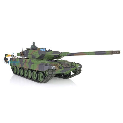 2.4Ghz 1/16 Heng Long TK7.0 Leopard2A6 RTR Remote Controller RC Tank 3889 W/ 360 Degrees Rotating Turret Infrared Receiver Smoke Unit