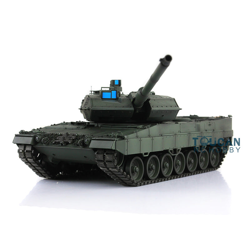 IN STOCK 2.4Ghz Remote Control Henglong 1/16 7.0 Upgrade FPV German Leopard2A6 Military RC Battle Tank Model 3889 Festival Gifts Collection