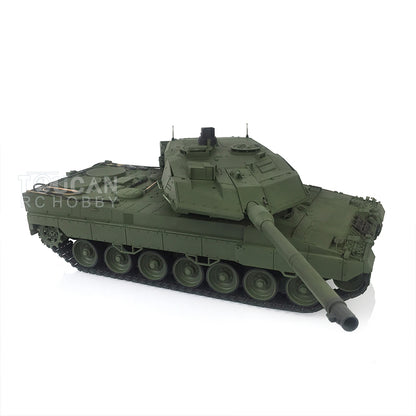 IN STOCK 2.4Ghz Remote Control Henglong 1/16 7.0 Upgrade FPV German Leopard2A6 Military RC Battle Tank Model 3889 Festival Gifts Collection
