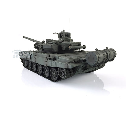 2.4Ghz Henglong 1/16 7.0 Russian T90 RTR RC Tank Model 3938 With 360 Degrees Turret Wiht Red Eyes Steel Gearbox Metal Tracks
