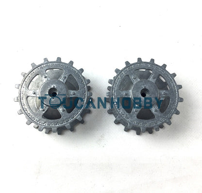 Henglong Metal Sprockets for 1/16 Scale Jadpanther 3869 G 3879 RC Tank Remote Controlled Panzer DIY Parts Accessories