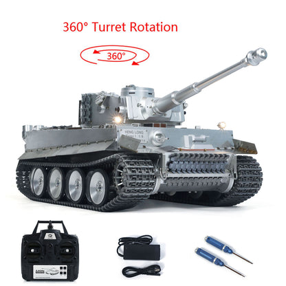 HL Full Metal Tank 360 Degree Turret Barrel Recoil