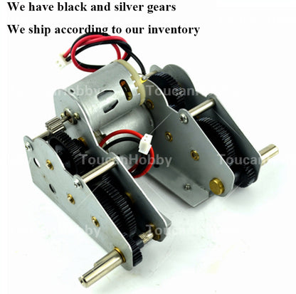 Henglong 1/16 Remote Control Tank Steel Gearbox ML 49mm 59mm HL 49mm 59mm With 5.3 Plug Cable For RC Military Vehicle Model Part