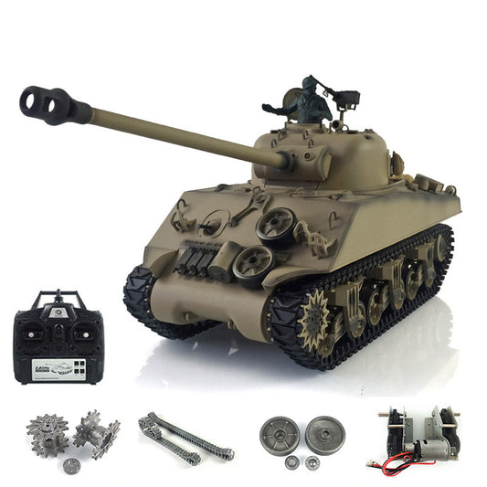 Henglong 1/16 7.0 3898 M4A3 Sherman RTR RC Tank with Barrel Recoil