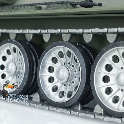 Henglong 1/16 7.0 3909 T34-85 RC Tank Model 360 Degree Turret IR BB Smoke Metal Track Drive Idler Road Wheels Gearbox Tracks