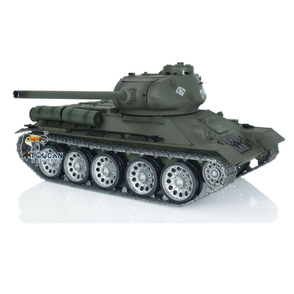 Henglong 1/16 7.0 3909 T34-85 RC Tank Model 360 Degree Turret IR BB Smoke Metal Track Drive Idler Road Wheels Gearbox Tracks