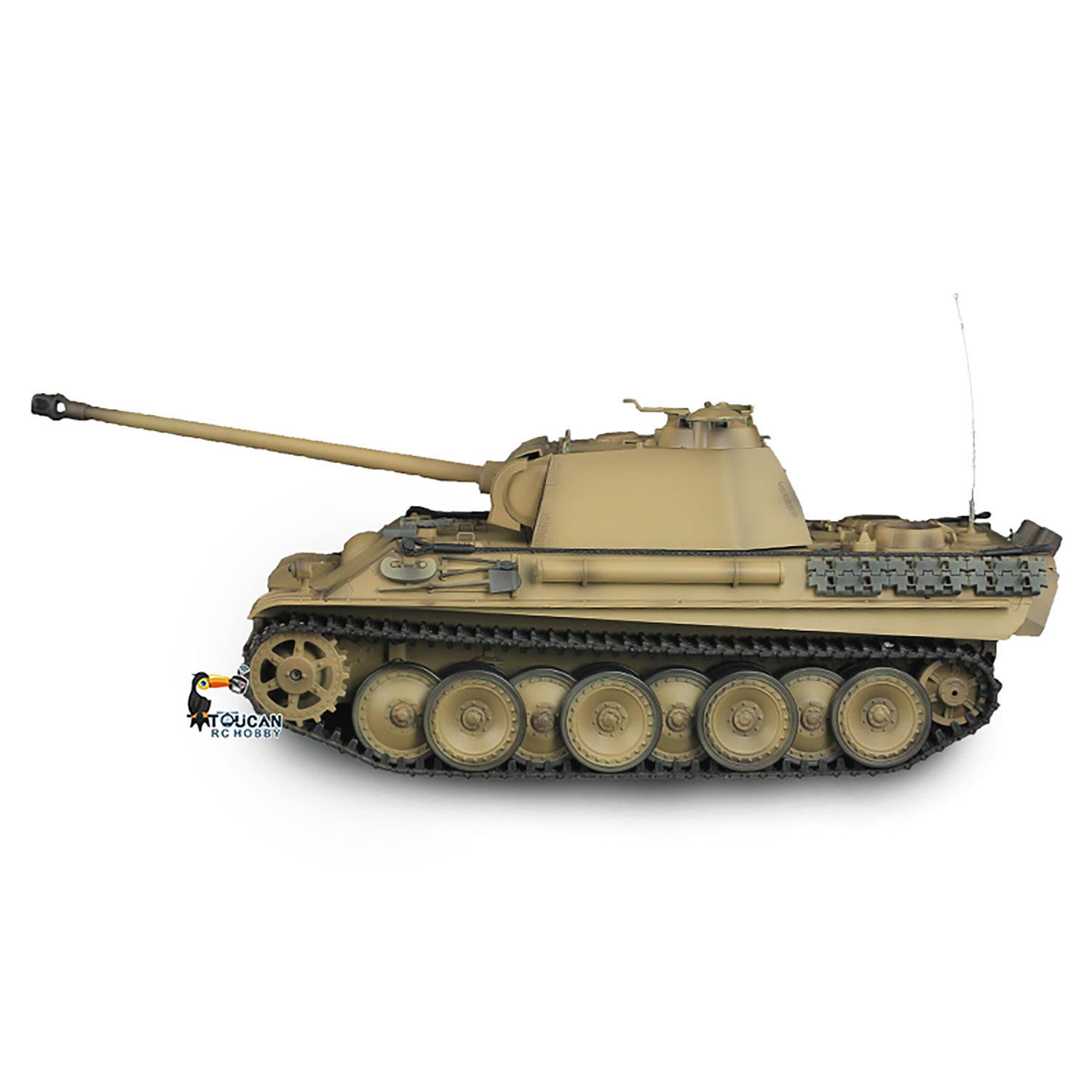 Henglong 1/16 7.0 Panther G 3879 RTR RC Tank with 360 Degree