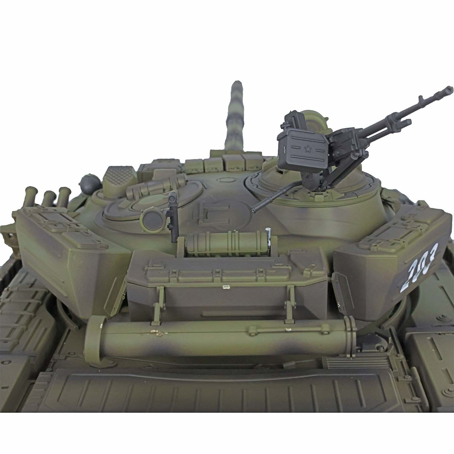 Henglong 1/16 7.0 Plastic 3939 T72 RTR RC Tank Model with BB Unit Metal Road Wheel Suspension