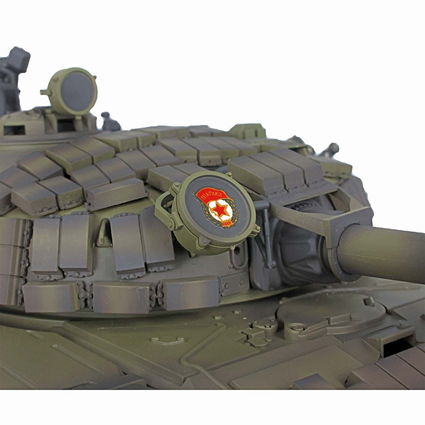 Henglong 1/16 7.0 Plastic 3939 T72 RTR RC Tank Model with Infrared Combat Metal Road Wheel Suspension