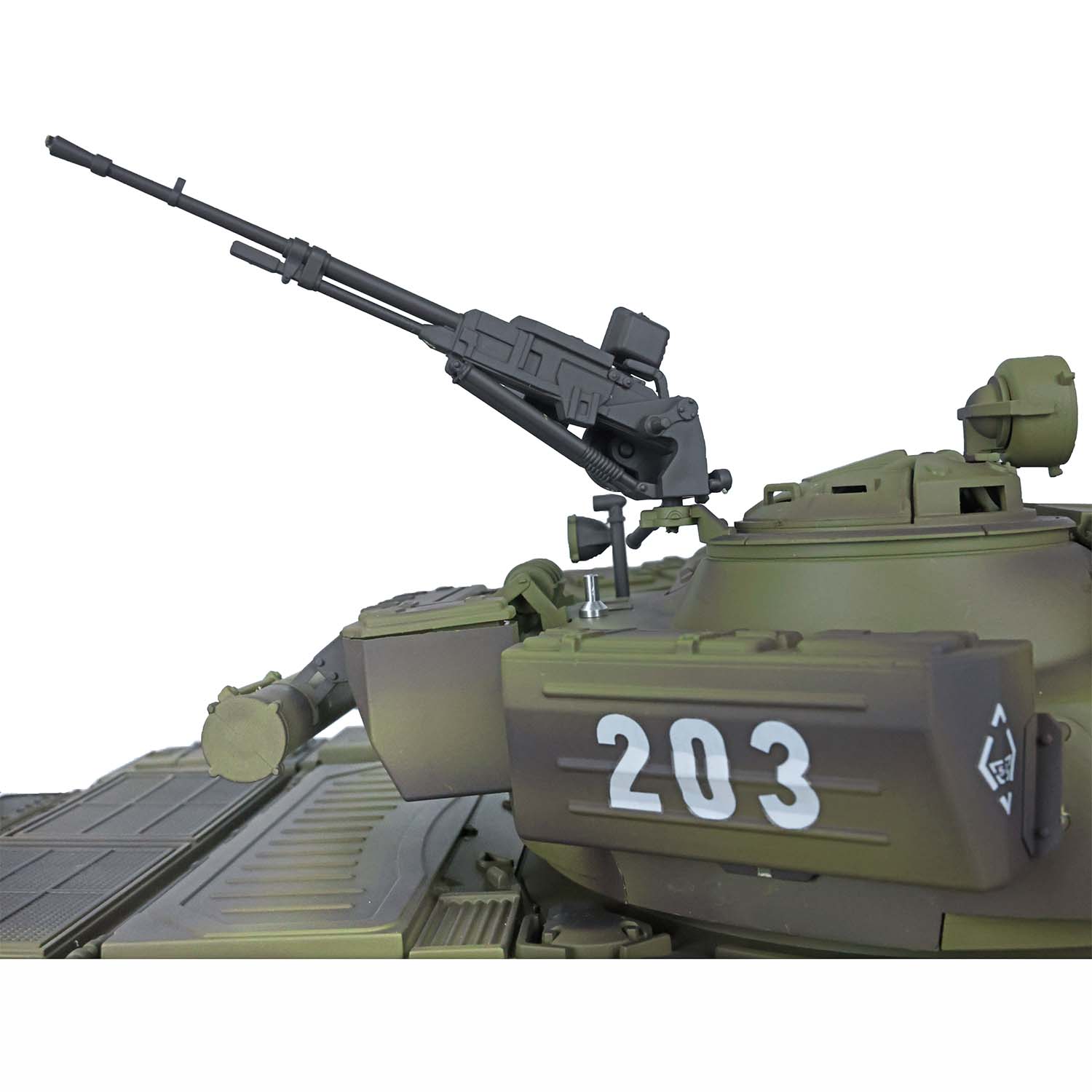 Henglong 1/16 7.0 Plastic 3939 T72 RTR RC Tank Model with Smoke BB Unit