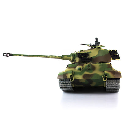 Henglong 1/16 7.0 Upgraded King Tiger 3888A RTR RC Tank BB Infrared Combat Metal Barrel Tracks Drive Idler Wheels Gearbox Smoke