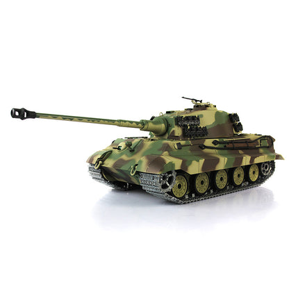 Henglong 1/16 7.0 Upgraded King Tiger 3888A RTR RC Tank BB Infrared Combat Metal Barrel Tracks Drive Idler Wheels Gearbox Smoke