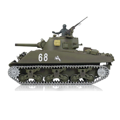 Henglong 1/16 7.0 Upgraded M4A3 Sherman 3898 RTR RC Tank with BB Unit Infrared Combat