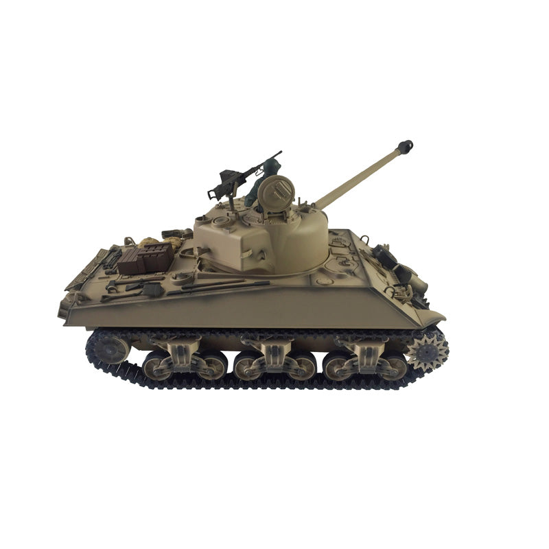 Henglong 1/16 7.0 Upgraded M4A3 Sherman 3898 RTR RC Tank with BB Unit Infrared Combat