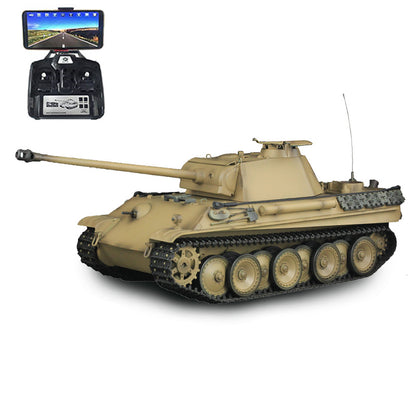 Henglong 1/16 Customized 7.0 Panther G 3879 RTR RC Tank with 360 Degree Turret Smoke