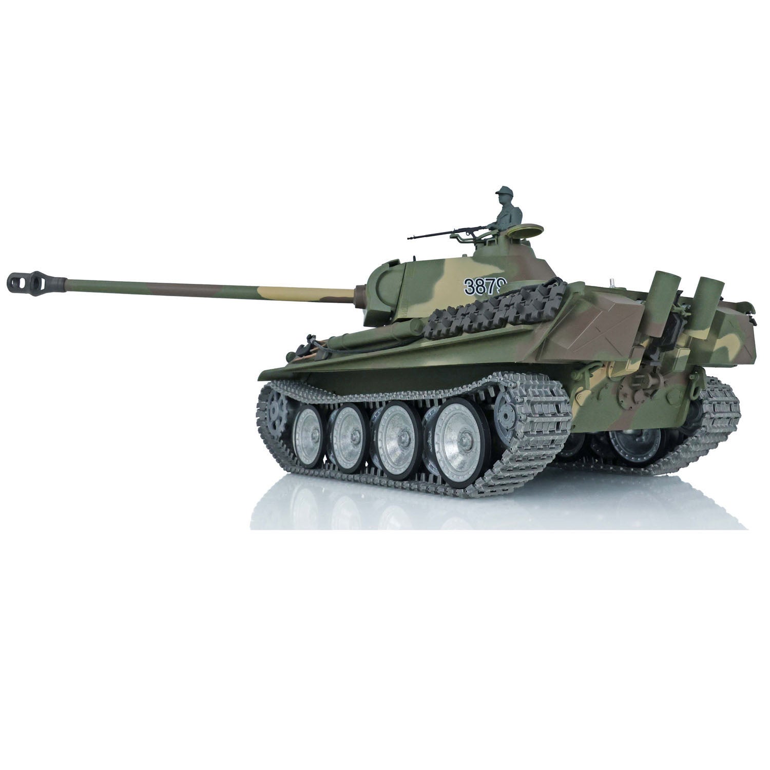 Henglong 1/16 Customized 7.0 Panther G 3879 RTR RC Tank with FPV