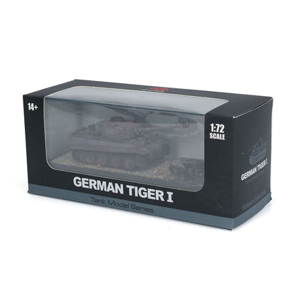 Henglong 1/72 Plastic Germany Tiger I 3818 Static Tank Without Electronic System for Armored Vehicle Collector Enthusiasts