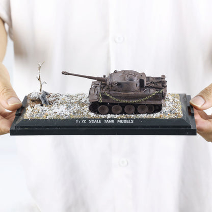 Henglong 1/72 Plastic Germany Tiger I 3818 Static Tank Without Electronic System for Armored Vehicle Collector Enthusiasts