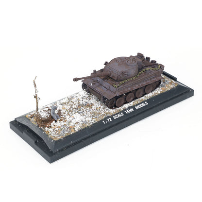 Henglong 1/72 Plastic Germany Tiger I 3818 Static Tank Without Electronic System for Armored Vehicle Collector Enthusiasts