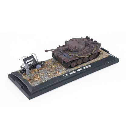 Henglong 1/72 Plastic Germany Tiger I 3818 Static Tank Without Electronic System for Armored Vehicle Collector Enthusiasts
