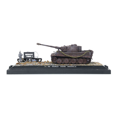Henglong 1/72 Plastic Germany Tiger I 3818 Static Tank Without Electronic System for Armored Vehicle Collector Enthusiasts
