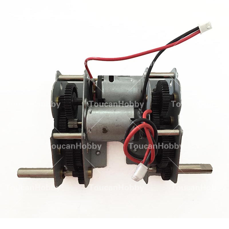 Henglong 1/16 Remote Control Tank Steel Gearbox ML 49mm 59mm HL 49mm 59mm With 5.3 Plug Cable For RC Military Vehicle Model Part