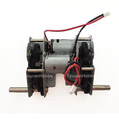 Henglong 1/16 Remote Control Tank Steel Gearbox ML 49mm 59mm HL 49mm 59mm With 5.3 Plug Cable For RC Military Vehicle Model Part