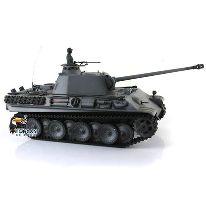 Henglong 1/16 TK7.0 Plastic German Panther G 3879 RTR RC Tank Model with BB Unit Light Sound Metal Barrel Smoke 