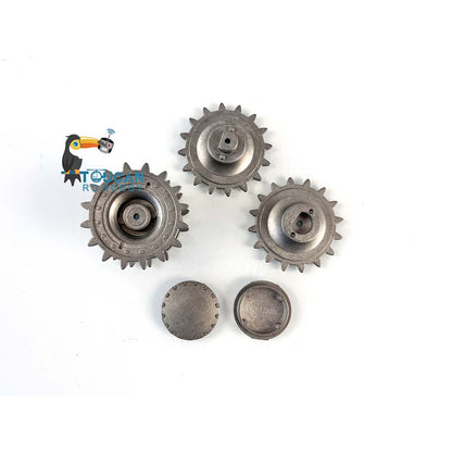 Metal Tracks Sprockets Road Wheels With Return Rollers Idlers For Henglong DIY 1/16 RC Tank Model 3878 Soviet Union KV-1 Parts