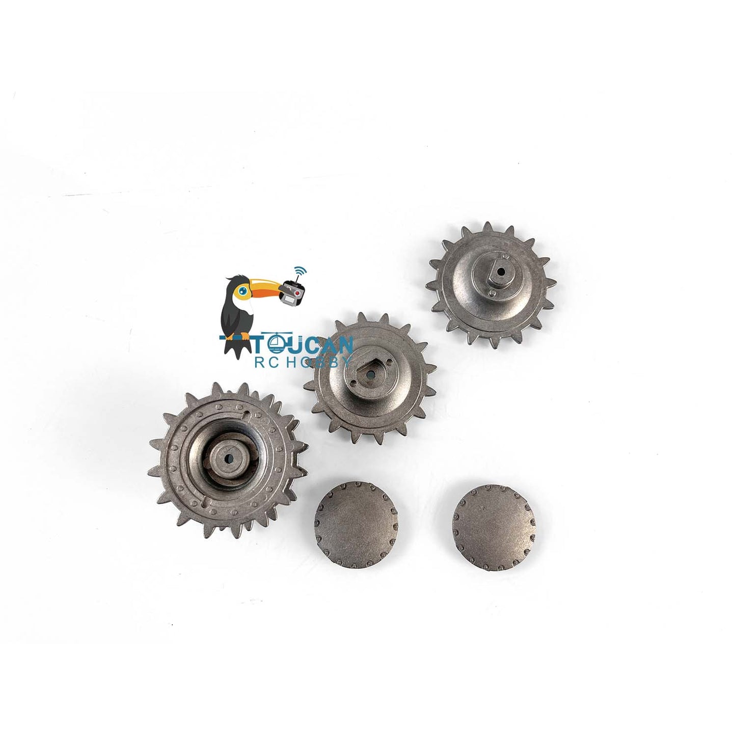 Metal Tracks Sprockets Road Wheels With Return Rollers Idlers For Henglong DIY 1/16 RC Tank Model 3878 Soviet Union KV-1 Parts