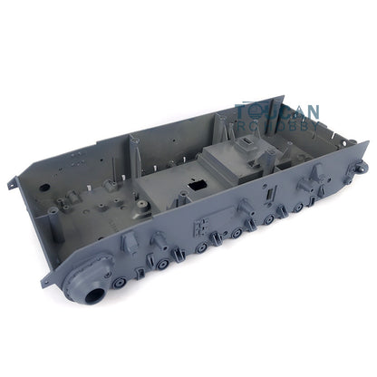Rear Rack Turret machine gun shield Plastic Accessories Pack Chassis Spare Part Decal For HL 1/16 3868 RC Tank Vehicle Model