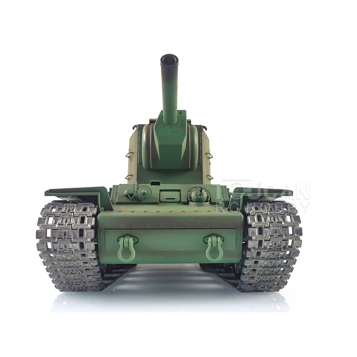 Henglong 1/16 TK7.0 Promotion Soviet KV-2 RTR RC Tank 3949 FPV Barrel Recoil 360 Degrees Turret Smoke IR BB Metal Tracks Sprockets Idlers Wheels Gearbox