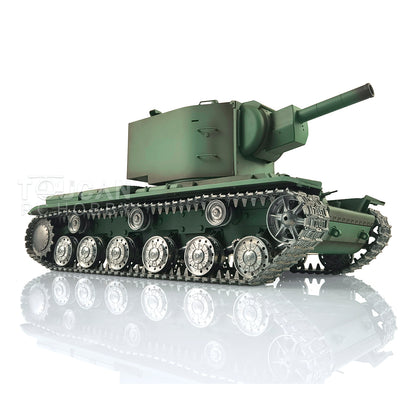 Henglong 1/16 7.0 3949 Soviet KV-2 RTR RC Tank FPV BB IR 360 Degree Turret Barrel Recoil Metal Drive Idlers Road Wheels Tracks Gearbox