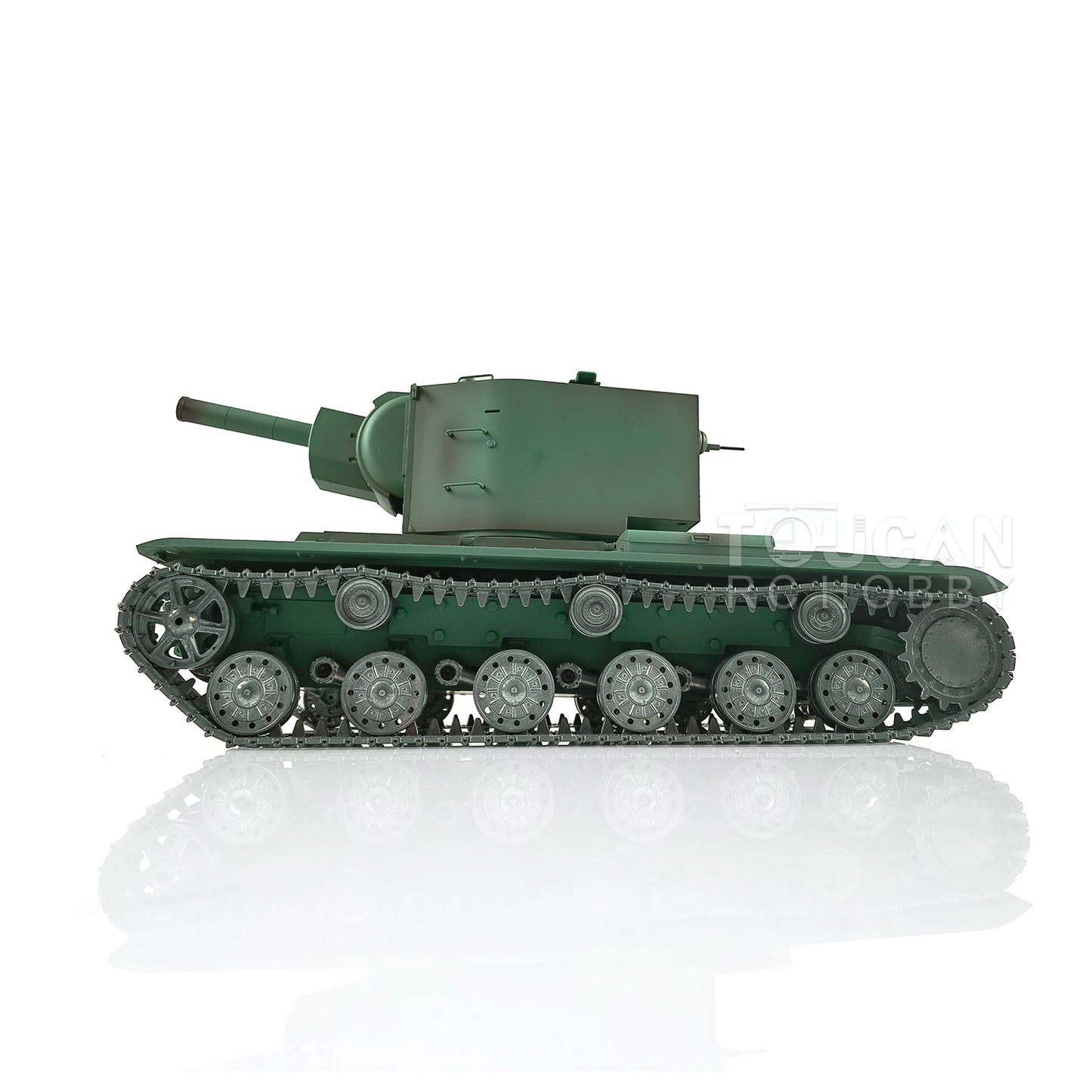 Henglong 1/16 7.0 3949 Soviet KV-2 RTR RC Tank FPV BB IR 360 Degree Turret Barrel Recoil Metal Drive Idlers Road Wheels Tracks Gearbox
