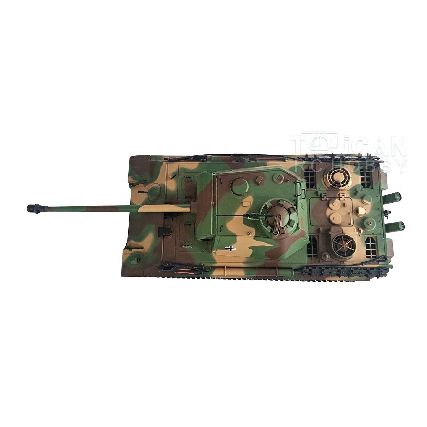 2.4G Henglong 1/16 Yellow 7.0 Plastic German Panther G RTR RC Tank Model 3879 Infrared Combating System Metal Barrel BB Smoke Unit