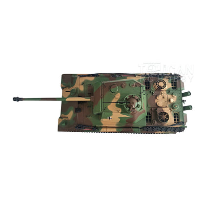 2.4G Henglong 1/16 Yellow 7.0 Plastic German Panther G RTR RC Tank Model 3879 Infrared Combating System Metal Barrel BB Smoke Unit