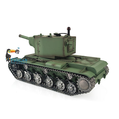 Henglong 1/16 7.0 Customized Gigant RTR RC Tank Model Soviet KV-2 3949 Metal Remote Control Track Optional Versions Infrared Combating