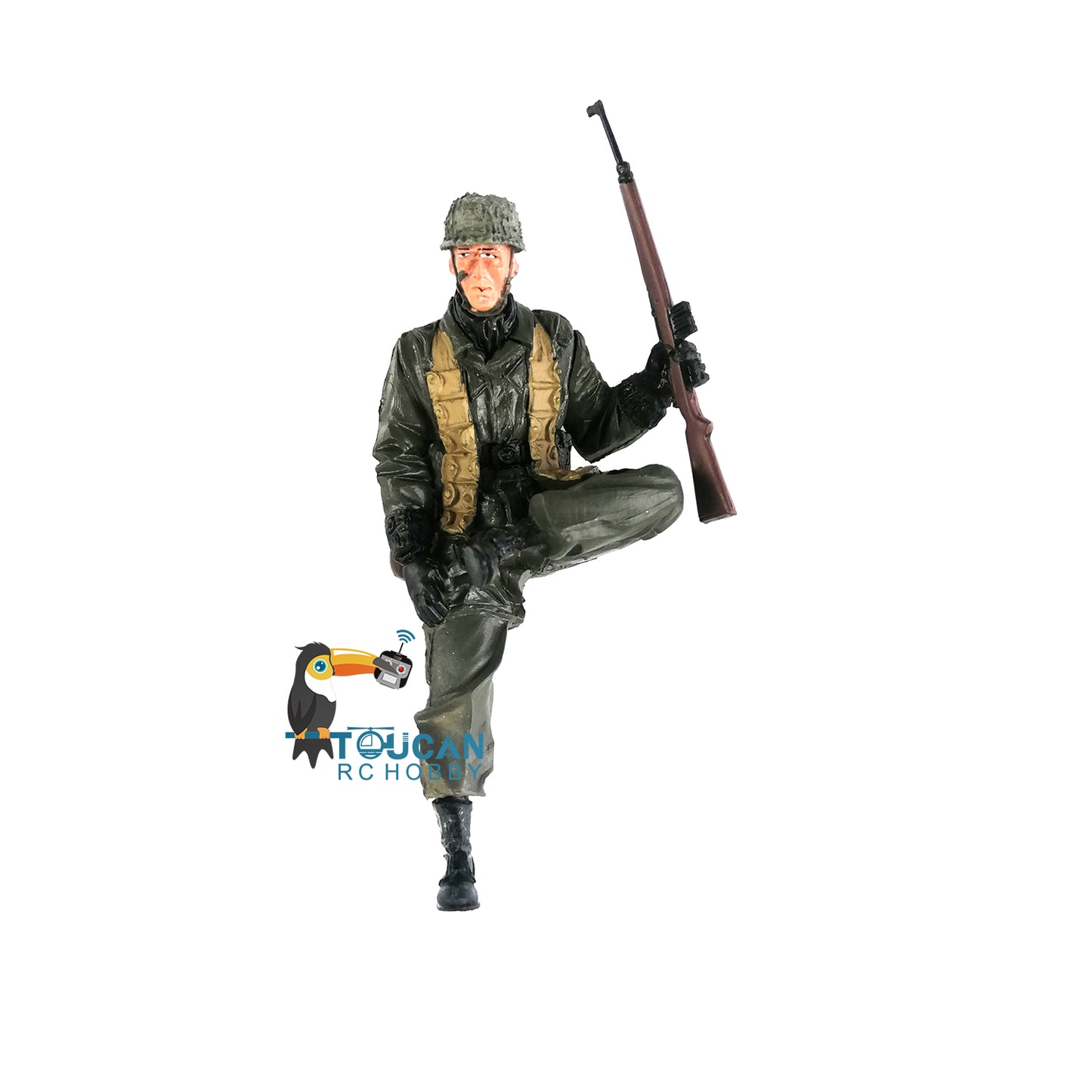 1/16 Soldier American German Russian Male Female Telescope Side Sitting Uniform For Remote Control Military Tank Model Parts