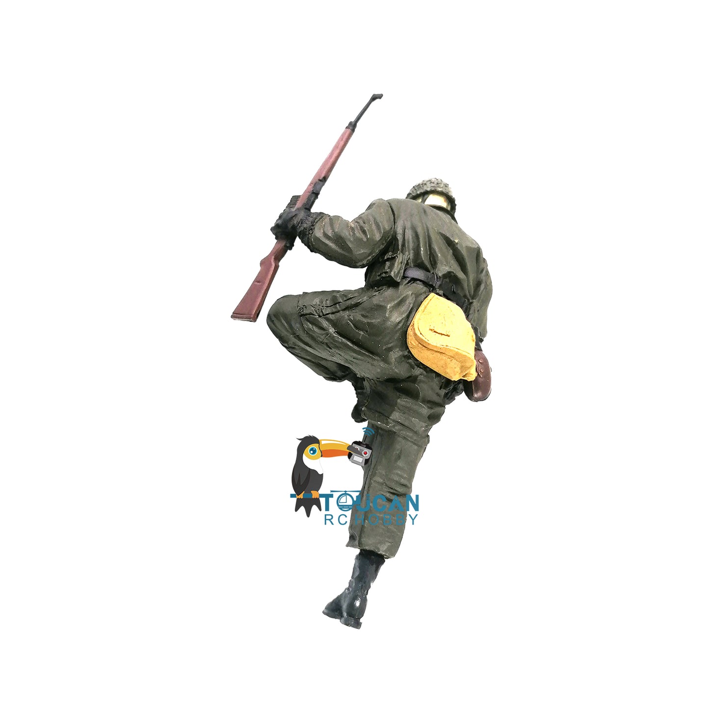 1/16 Soldier American German Russian Male Female Telescope Side Sitting Uniform For Remote Control Military Tank Model Parts