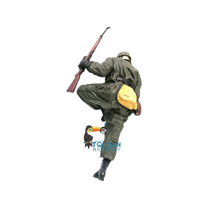 1/16 Soldier American German Russian Male Female Telescope Side Sitting Uniform For Remote Control Military Tank Model Parts