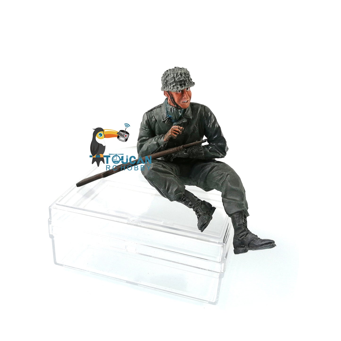 1/16 Soldier American German Russian Male Female Telescope Side Sitting Uniform For Remote Control Military Tank Model Parts