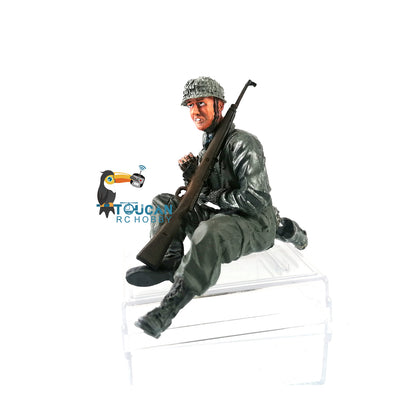 1/16 Soldier American German Russian Male Female Telescope Side Sitting Uniform For Remote Control Military Tank Model Parts